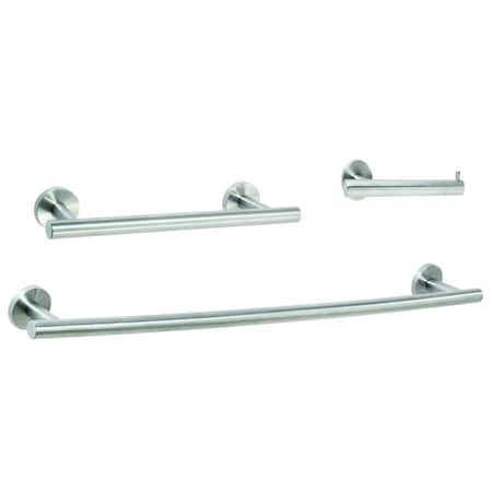 Amerock Arrondi Bathroom Kits Stainless Steel ARRONDISS4