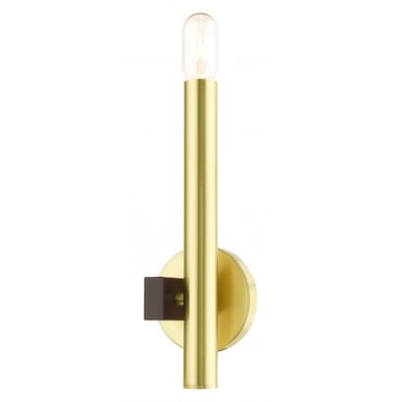Livex Lighting Satin Brass ADA Single Sconce, 1 Light 49991-12