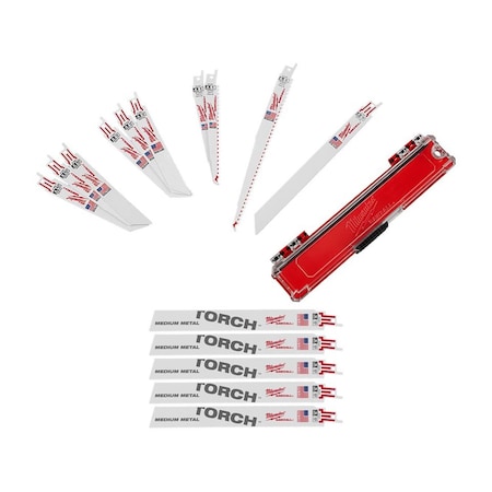 Milwaukee Tool Recip Saw Blade Set, w/5PK Blade set 49-22-1110, 48-00-5787