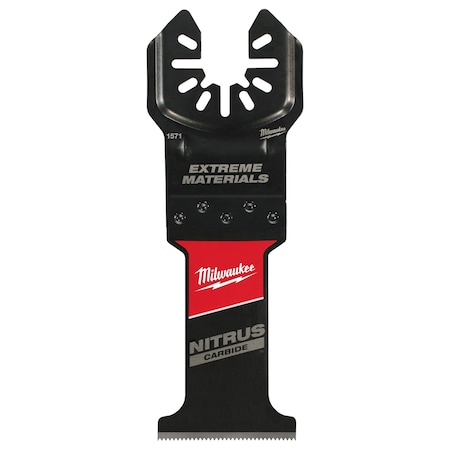 Milwaukee Tool 1-3/8 in. OPEN-LOK NITRUS CARBIDE Extreme Multi-Materials Oscillating Multi-Tool Blade (5 pk) 49-25-1575