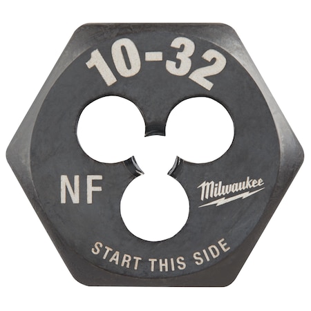 Milwaukee Tool Hex Threading Die, #10-32, UNF 49-57-5327