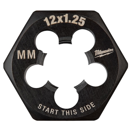 Milwaukee Tool M12-1.25 mm 1-Inch Hex Threading Die 49-57-5361