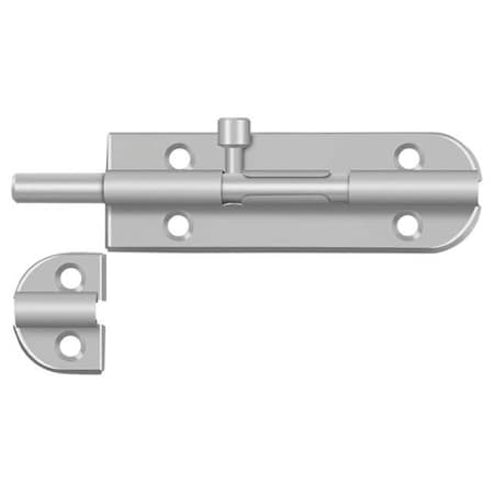 Deltana Barrel Bolt Satin Stainless Steel 4" 4BB32D