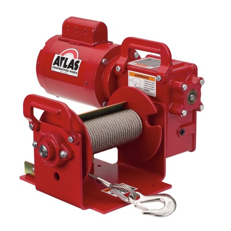 Thern High Speed Electric Winch, 1500Lb, 2HP 4WP2D8-1500-40-B