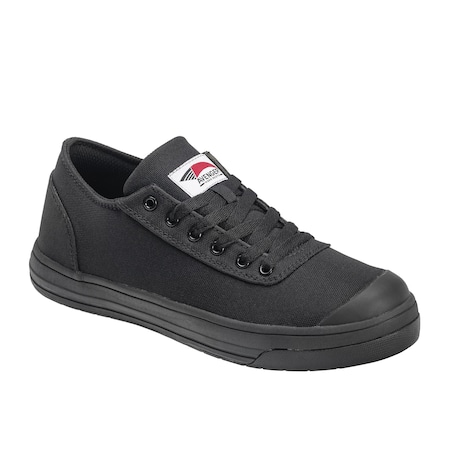 Avenger Safety Footwear Women's Aluminum Toe Low-Top Athletic Work Shoe, Black, Black, 7.5, Wide, A363 A363-7.5W