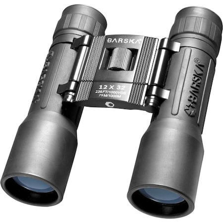 Barska General Binoculars, 12x Magnification, Roof Prism, 236 ft at 1000 yd Field of View AB10113