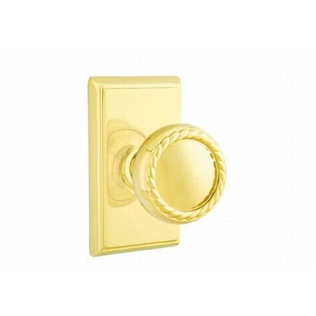 Emtek Bright Brass Privacy 8221RKUS3 8221RKUS3