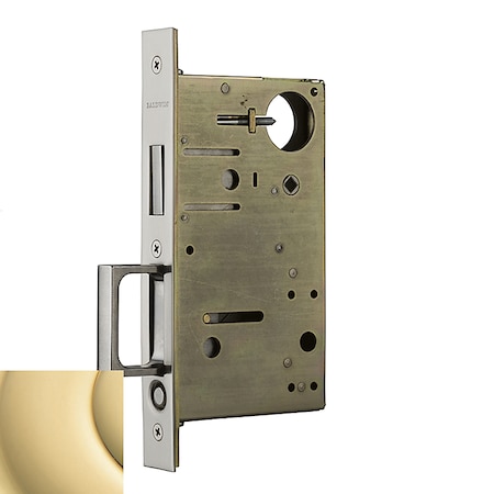 Baldwin Privacy Pocket Door Locks Unlacquered Brass 8602.031