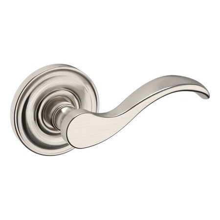 Baldwin Wave Lever Lifetime Satin Nickel Door Levers Lifetime Satin Nickel 5455V.056.RDM