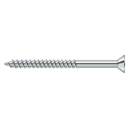 Deltana 2-1/2 in, Wood Screw, Chrome Steel SCWS1025U26