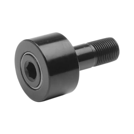 SMITH BEARING Cam Follower, Stud, 17300lb, 2.5000in, Steel DCR-2-1/2