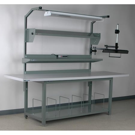 Stackbin Packing Work Bench, 96" W, 1000 lb. 4-8PACK-9