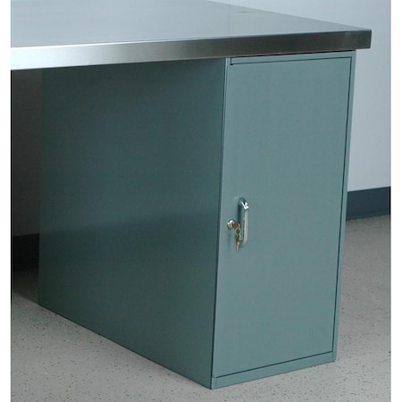 Stackbin Single Cabinet Pedestal Workbench 4-436CAB-C | Zoro