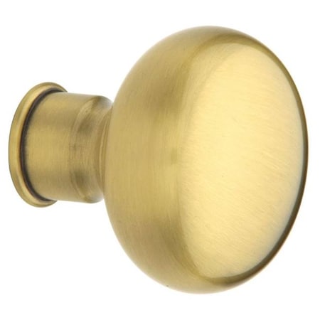 Baldwin Knob Satin Brass with Brown Door Knobs Satin Brass with Brown 5000 5000.060.IMR