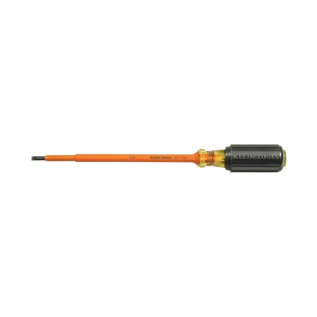 KLEIN TOOLS Insulated Slotted Screwdriver 3/16 in Round 601-7-INS