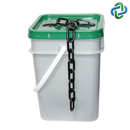 Mr. Chain Black Plastic Chain Pail 1.5"(#6, 38 mm 30003-P