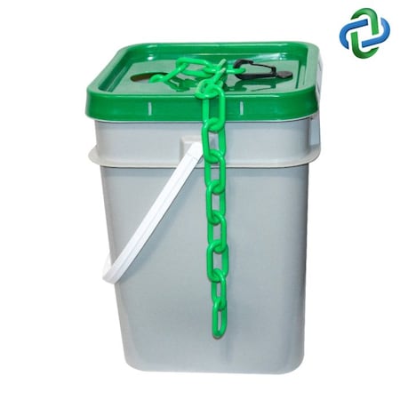 Mr. Chain Green Plastic Chain Pail 3"(#10, 76 mm) 80004-P