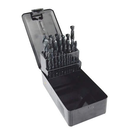 Hhip 29 Piece Black OxID e HSS Drill Set 1/16-1/2" By 64ths 5000-0002