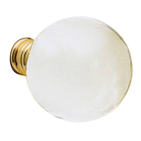 Baldwin Crystal Bright Brass Door Knobs Bright Brass 5001.030.MR