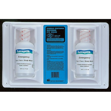 Mutual Industries 16Oz Double Eye Wash Station 50013