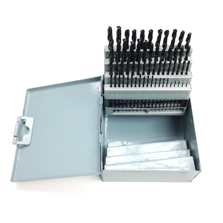 Hhip 61 Piece No 1-60 High Speed Steel Wire Gage Drill Set 5001-1060