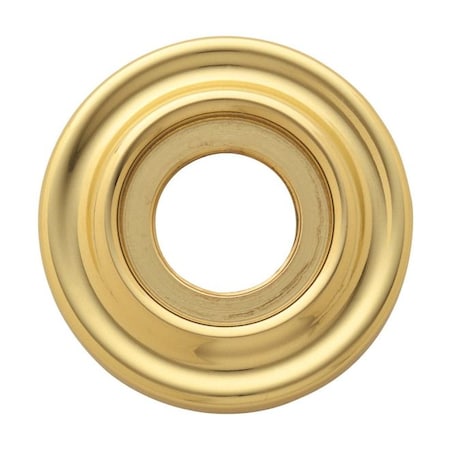 Baldwin Estate Single Passage Rosettes Unlacquered Brass 5002.031.I