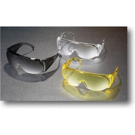 Mutual Industries Safety Glasses, Wraparound, Clear 50030