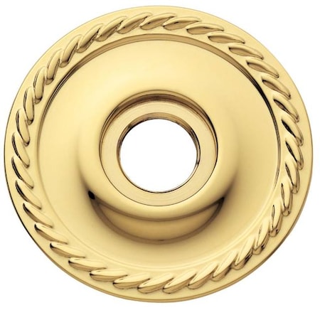 Baldwin Dummy Pair Rosettes Unlacquered Brass 5004.031.FD