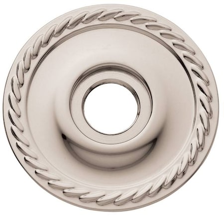 Baldwin Half Dummy Rosettes Lifetime Bright Nickel 5004.055.IDM