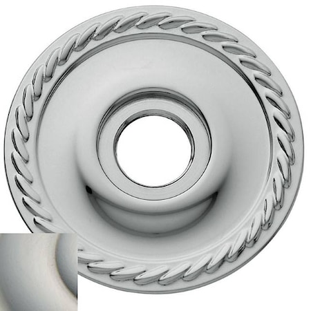 Baldwin Half Dummy Rosettes Lifetime Satin Nickel 5004.056.IDM