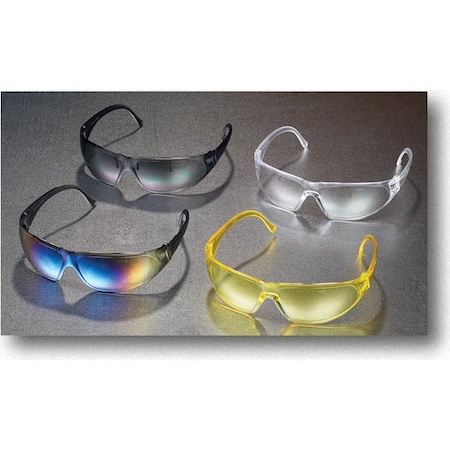 Mutual Industries Safety Glasses, Snapper, Blue Mirror 50059