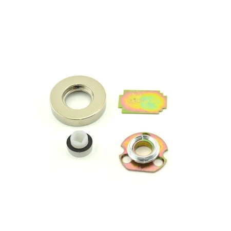 Baldwin Single Passage Rosettes Lifetime Bright Nickel 5006.055.I