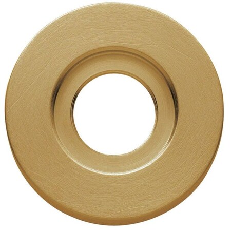 Baldwin Single Passage Rosettes Satin Brass with Brown 5006.060.I