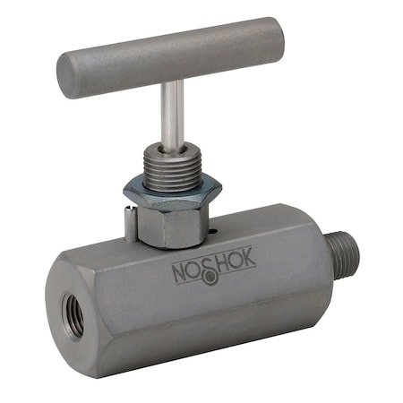 Noshok Needle valve, 1/4" NPT FxF, Stain 402-FFS