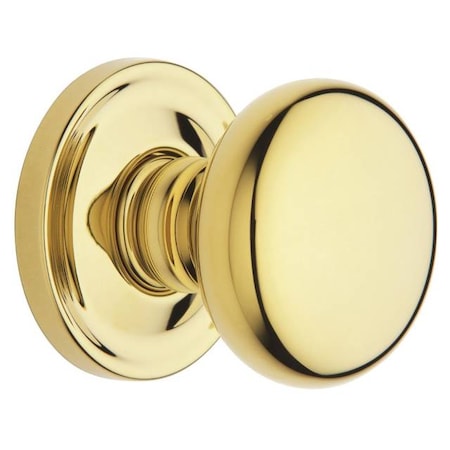 Baldwin Half Dummy Door Knobs Unlacquered Brass 5015.031.IDM