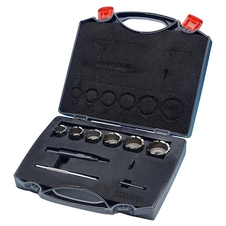 Hhip 9 Piece 7/8 to 1-1/2 in High Speed Steel Annular Cutter Set 5020-5001