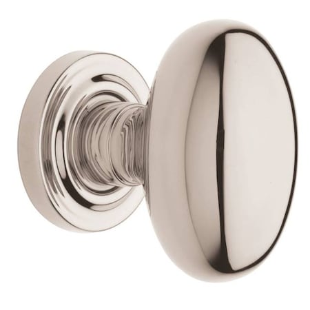Baldwin Dummy Pair Door Knobs Lifetime Bright Nickel 5025.055.FD