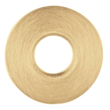 Baldwin Half Dummy Rosettes Satin Brass with Brown 5032.060.IDM