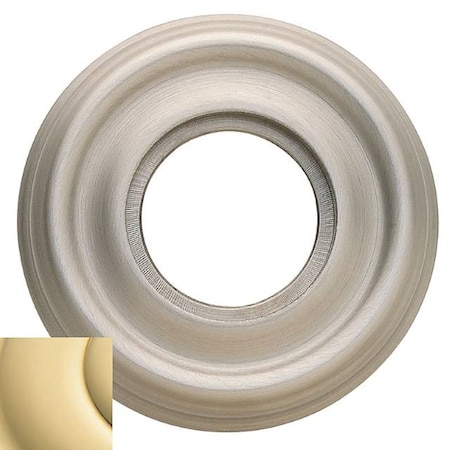 Baldwin Dummy Pair Rosettes Unlacquered Brass 5038.031.FD