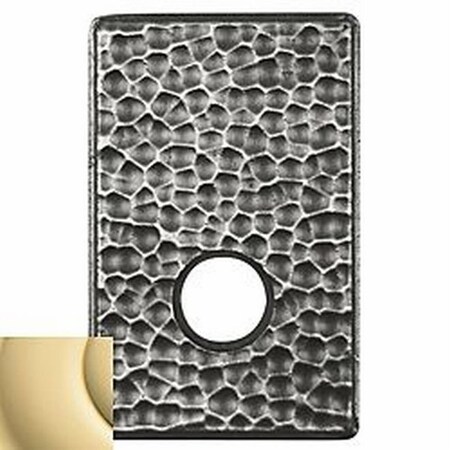 Baldwin Passage Pair Rosettes Lifetime Brass 5042.003