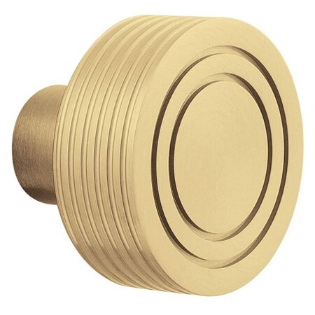 Baldwin Knob Satin Brass with Brown Door Knobs Satin Brass with Brown 5045 5045.060.MR
