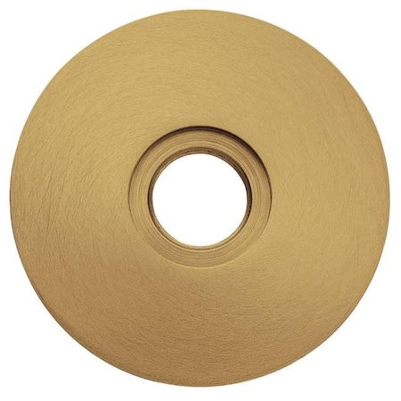 Baldwin Half Dummy Rosettes Satin Brass with Brown 5046.060.IDM