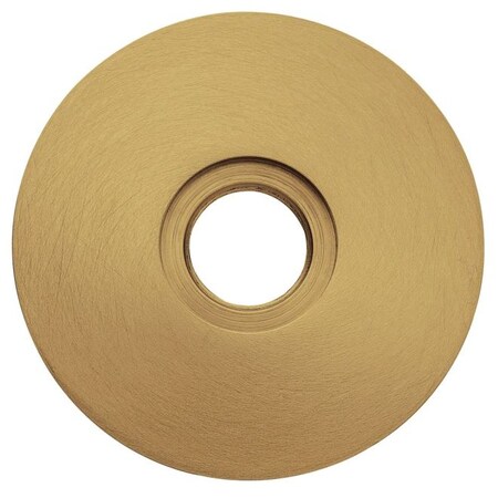 Baldwin Single Passage Rosettes Satin Brass with Brown 5046.060.I