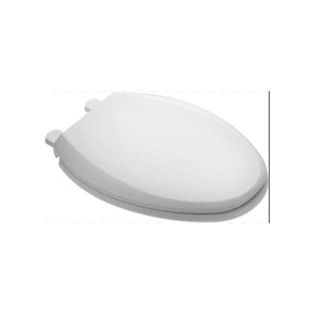 American Standard Contemp El Seat W/Trivantage Wht With Cover, Plastic, Elongated, White 5055A.65C.020