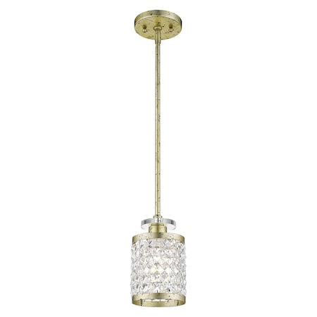 Livex Lighting Grammercy 1 Light Hand Applied Winter Go 50560-28