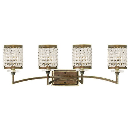 Livex Lighting Grammercy 4 Light Hand Painted Palacial 50564-64