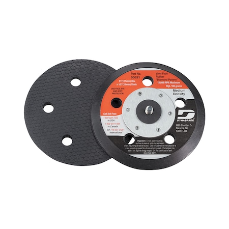 Dynabrade Vacuum Disc Pad, 127mm dia. 50631