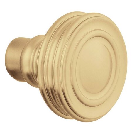 Baldwin Knob Satin Brass with Brown Door Knobs Satin Brass with Brown 5066 5066.060.IMR
