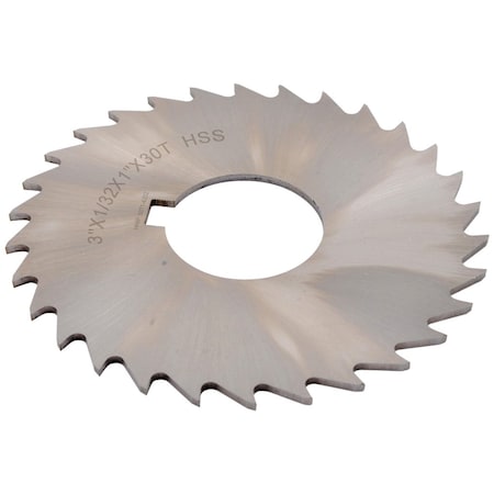 Hhip 3 X 1/32 X 1" High Speed Steel Plain Slitting Saw 5071-4202
