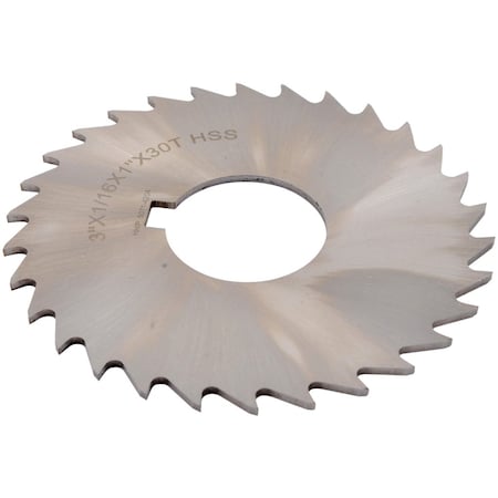 Hhip 3 X 1/16 X 1" High Speed Steel Plain Slitting Saw 5071-4204